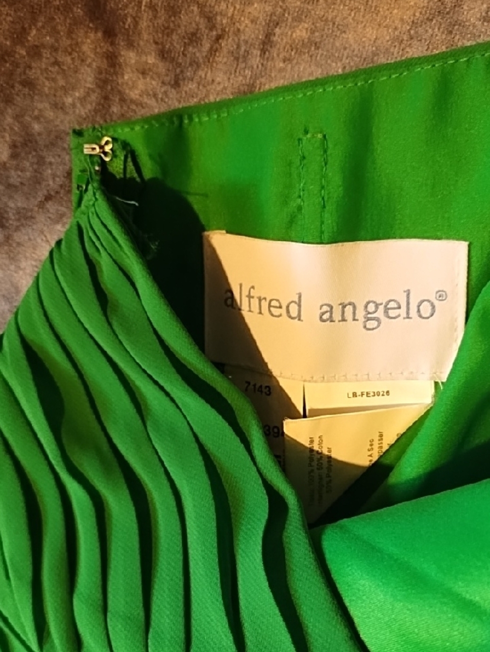 Alfred Angelo Strapless Green Chiffon Cocktail Dress Like New Size 6. Gorgeous. - Picture 2 of 14